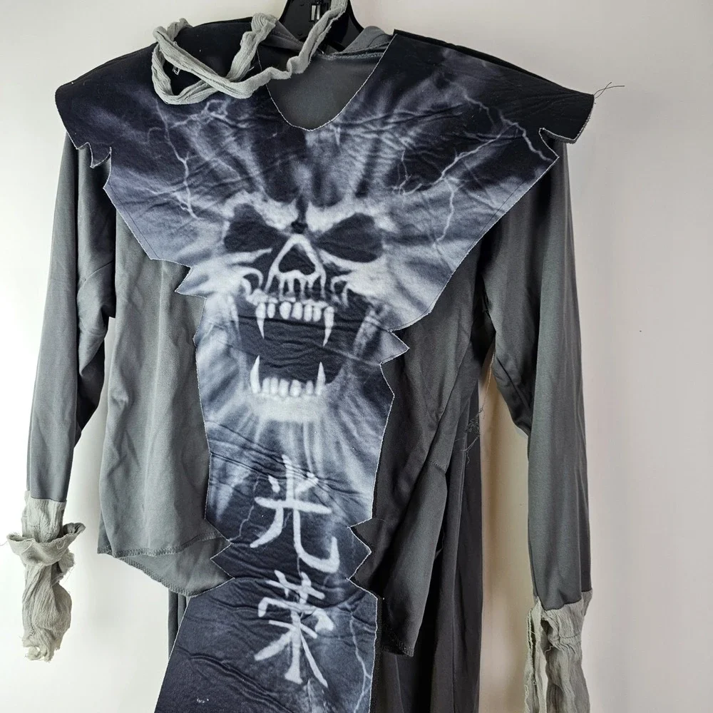 Incharacter Zombie Ninja Warrior Skeleton Childrens Halloween‎ Costume Size 12